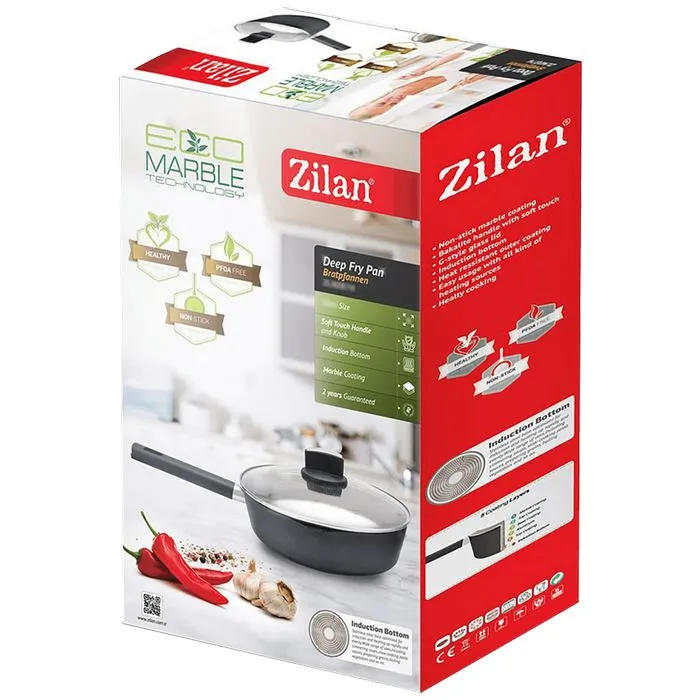 zilan tava sa staklenim poklopcem, 24 cm - zln0874 - slika 1