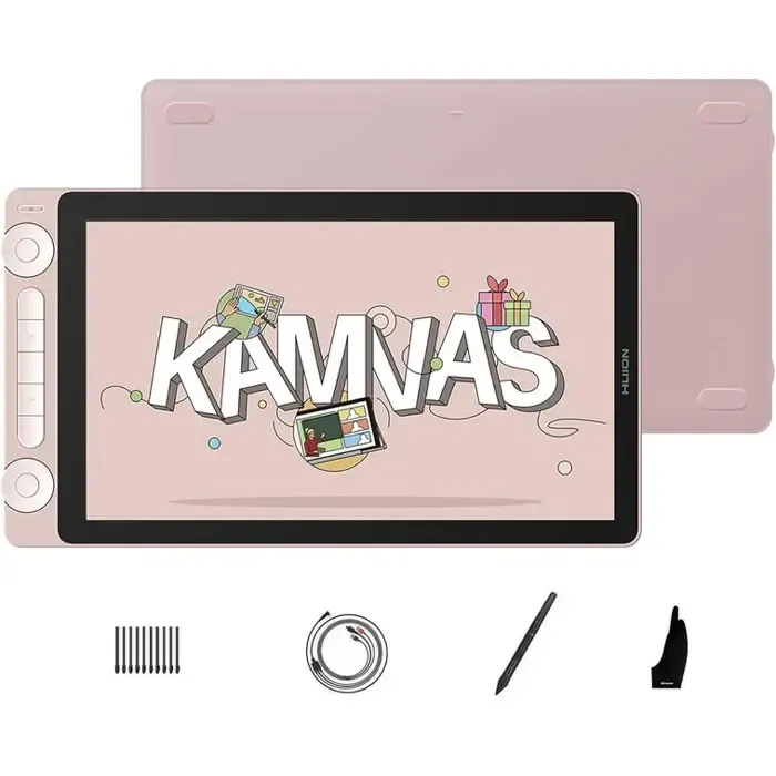 tablet graficzny huion kamvas 13 pink - slika 5