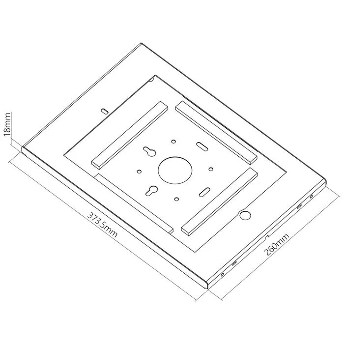 maclean zidni nosač za ipad pro, do 12.9" - mc-907w - slika 2