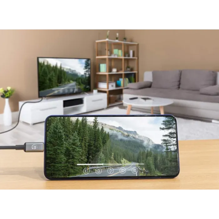 manhattan usb-c na hdmi adapter kabel 4k@30hz, 2m - slika 1
