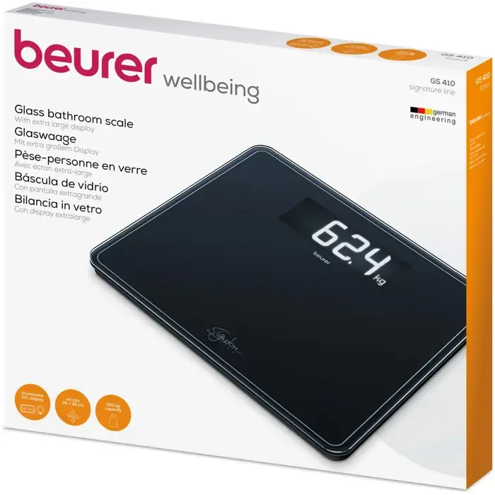 beurer gs 410 signature line, scale (black) - slika 3