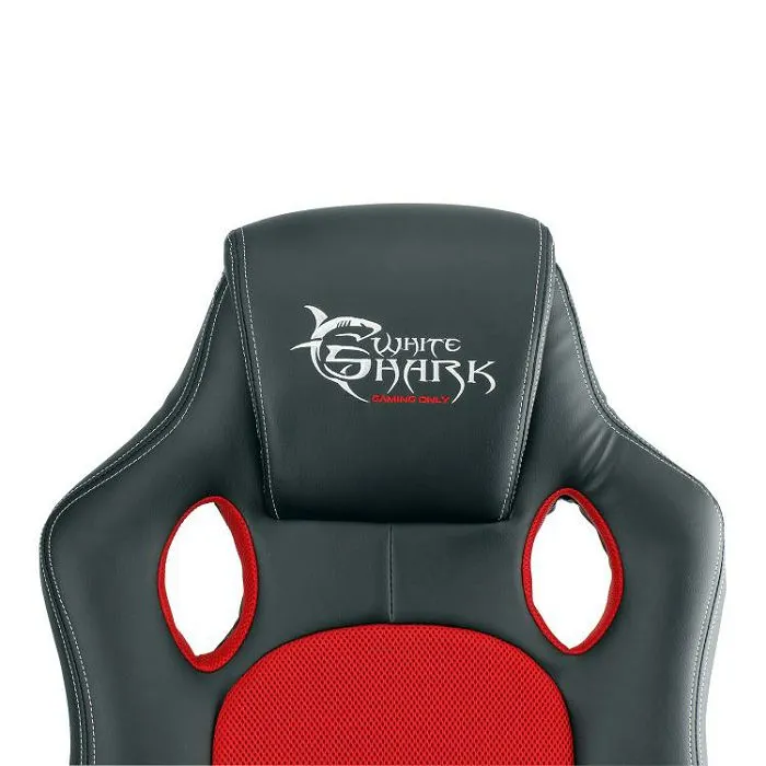 white shark gaming stolica kings throne crno-crvena - slika 3