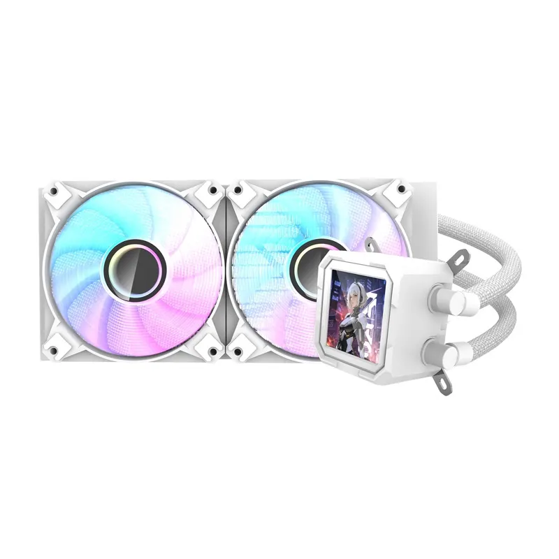 darkflash dv240s cpu water cooler (white) - slika 1