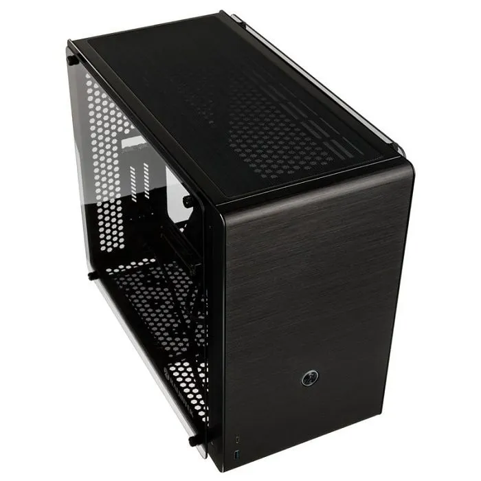 raijintek ophion m evo tgs micro-atx kućište, tempered glass - crno 02r20b00135 - slika 1