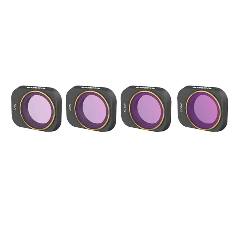 set of 4 filters nd 4/8/16/32 sunnylife for dji mini 3 pro (mm3-fi417) - slika 1