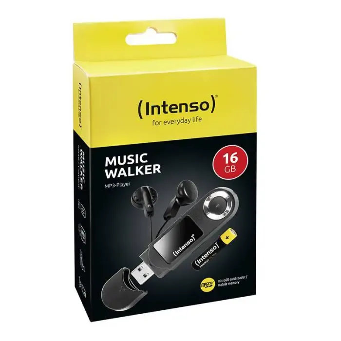 intenso mp3 player music walker 16gb - black - slika 2