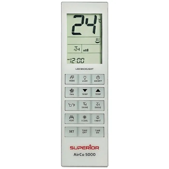 superior daljinski upravljač za klime, 5000 kodova, univerzalni - rc airco 5000in1 - slika 1