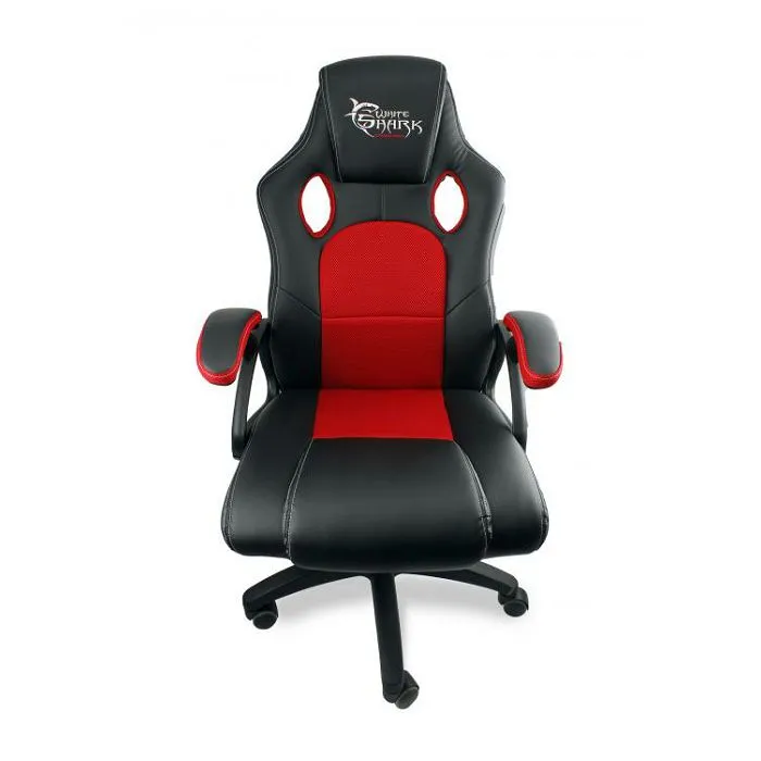 white shark gaming stolica kings throne crno-crvena - slika 2