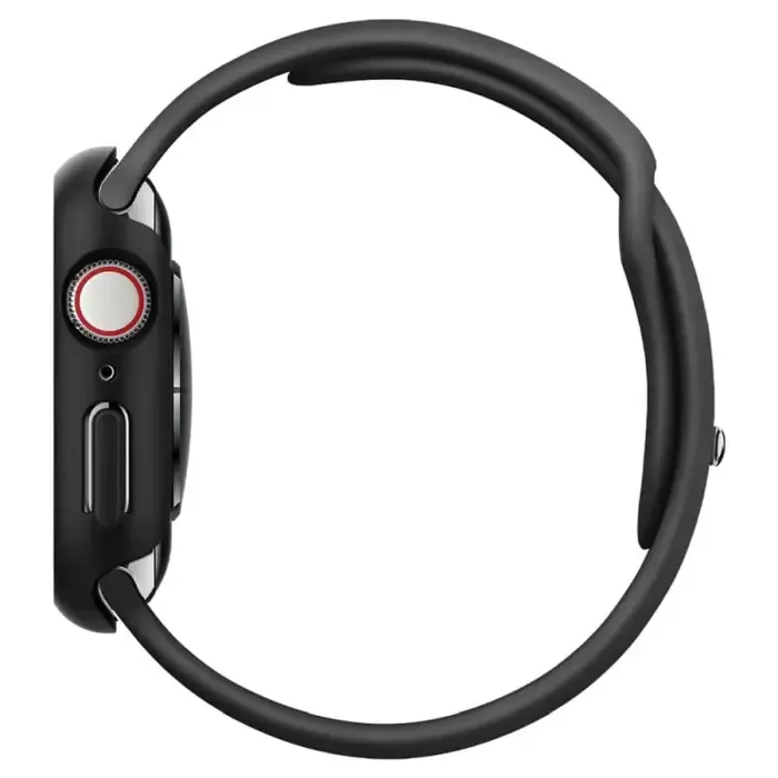 spigen thin fit, zaštitna maska za apple pametni sat, crna - apple watch se 2022/6/se/5/4 (44mm) - slika 5