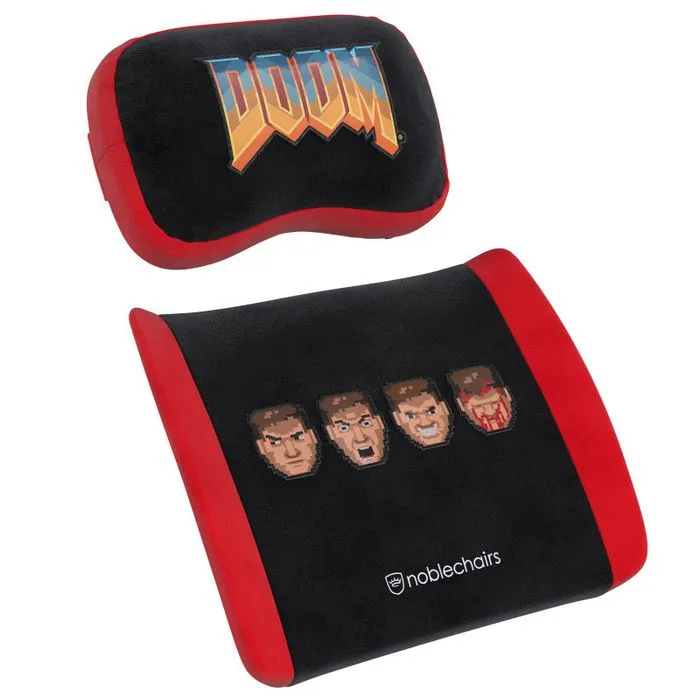 noblechairs memory foam pillow set - doom retro edition-nbl-sp-pst-030 - slika 2