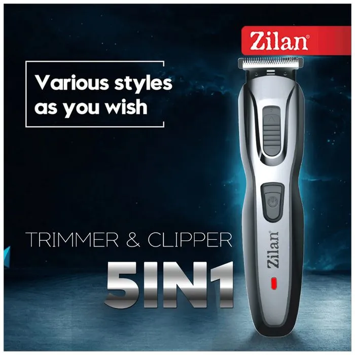 zilan trimer i šišač, 11 in 1, all in one, accu - zln3857 - slika 1
