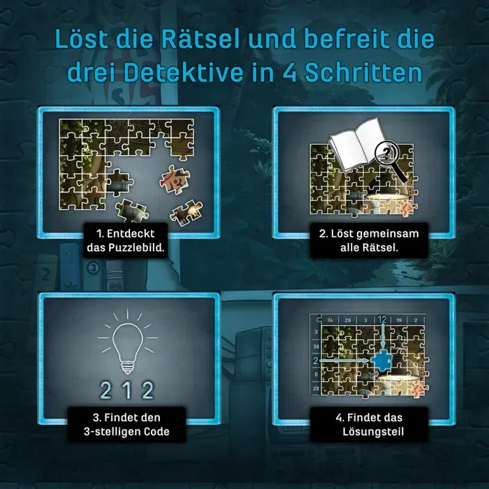 kosmos exit - the puzzle: the three ??? island of the dead (500 pieces) - german edition - slika 3