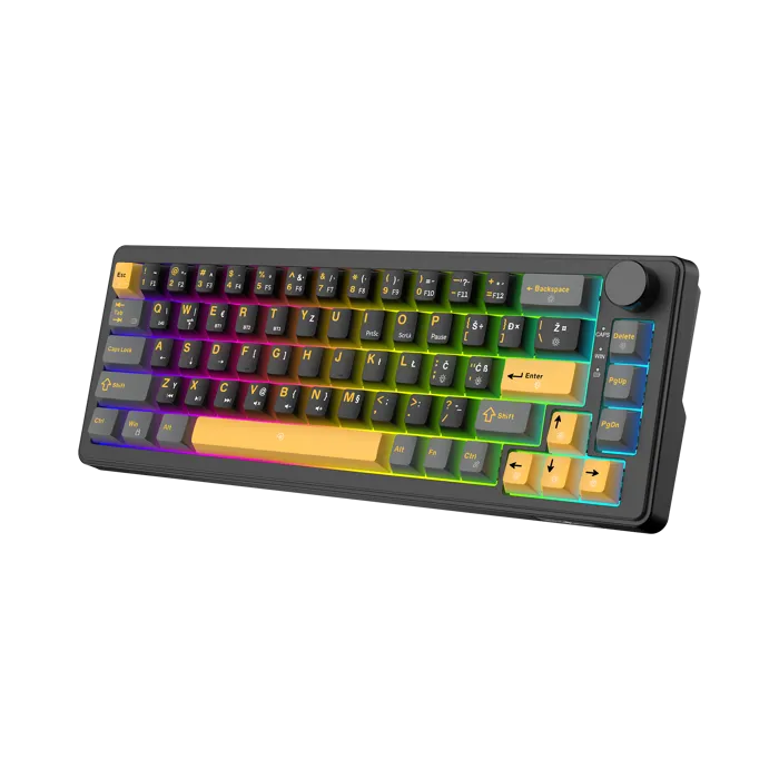 white shark pl tipkovnica gk-009152 excalibur-m hr crna - slika 2