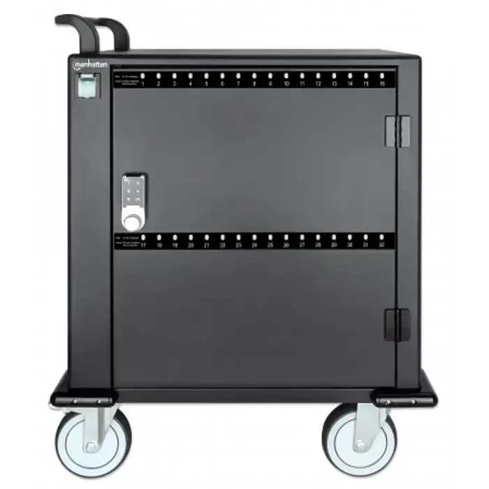 manhattan 32-port usb-c charging cart - 576 w 7160 - slika 3