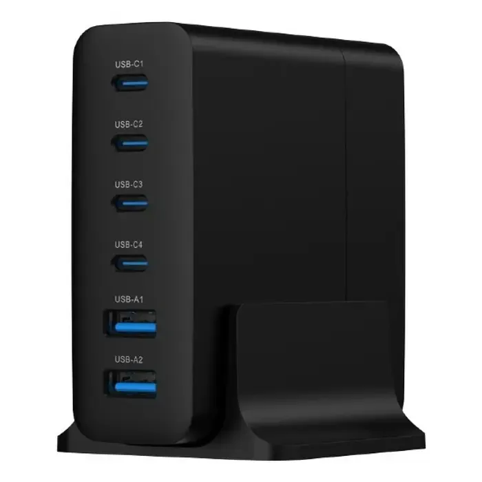 gembird ta-uc-2a4c-pd75-01-bk mobile device charger universal black ac fast charging indoor - slika 3