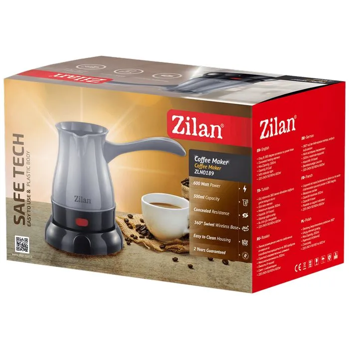 zilan kuhalo za kavu, 600 w, 0,3 lit., siva - zln0189 - slika 2