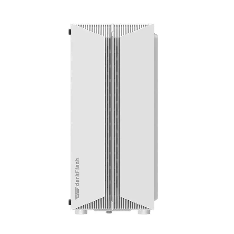 darkflash dk151 led computer case (white) + 3 rgb fans - slika 3