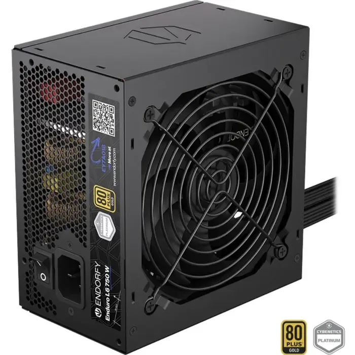 endorfy enduro l6 750w (black, 1x 12-pin high power gpu, 3x pcie, 750 watts) - slika 1