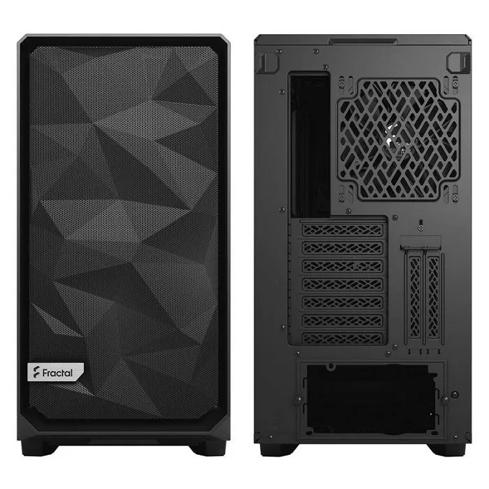 fractal design meshify 2 black tg light tint midi-tower, tempered glass, black fd-c-mes2a-03 - slika 4