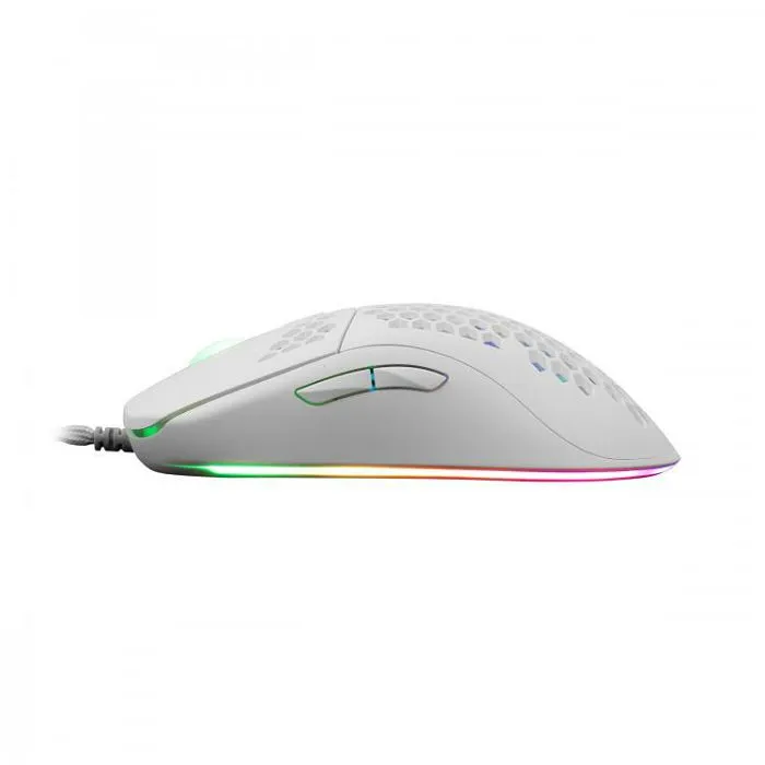 white shark rgb gaming miš galahad bijeli 6400dpi - slika 5