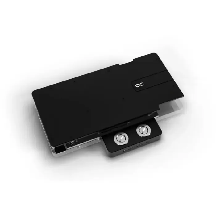 alphacool core rx 9070 xt steel legend (transparent/chrome, incl. backplate) - slika 4