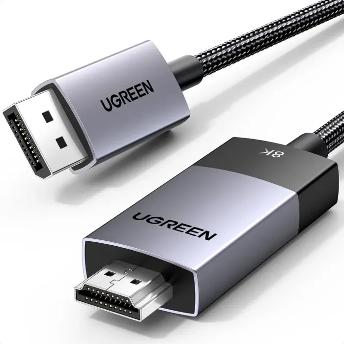 ugreen cable displayport to hdmi 8k@60hz - 1m - slika 2