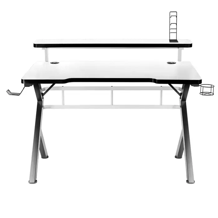 computer desk huzaro hero 5.0 white - slika 4