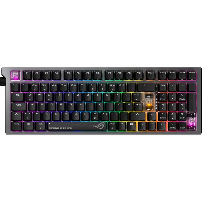 asus rog strix morph 96 wireless (black, de layout, rog nx v2) - slika 4