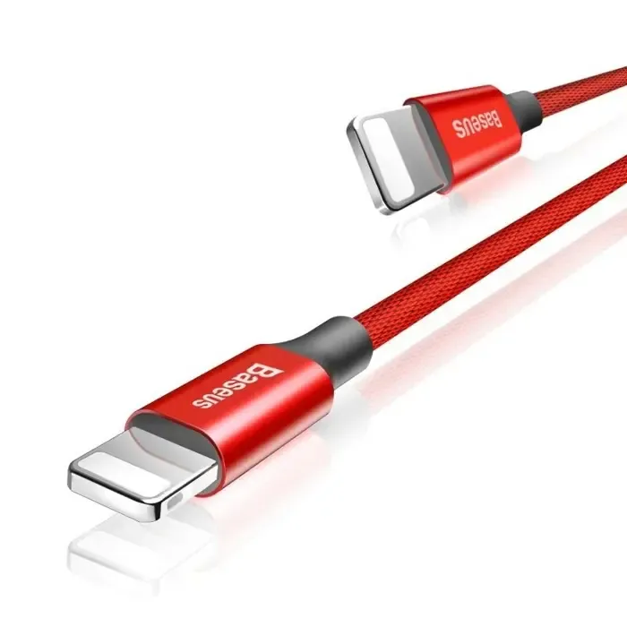 cable baseus yiven lightning 180 cm 2a - red - slika 2