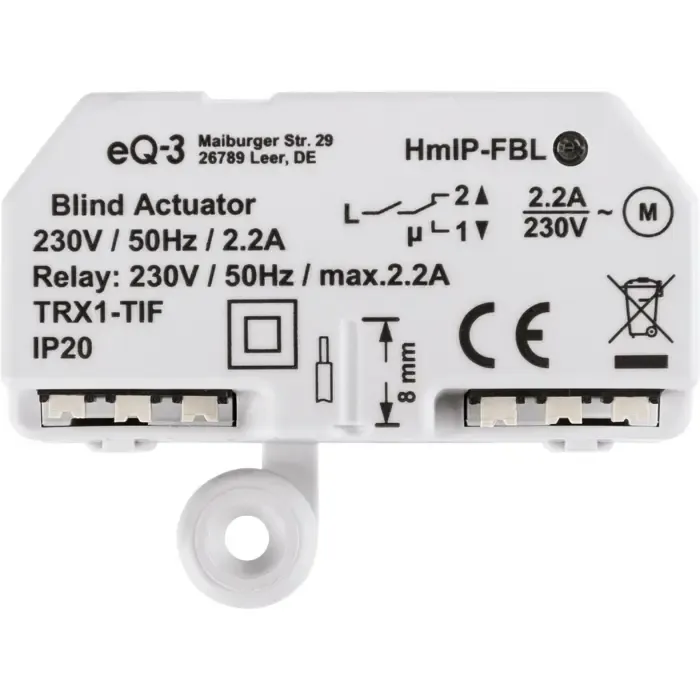 homematic ip blind actuator flush-mounted - hmip-fbl - slika 5