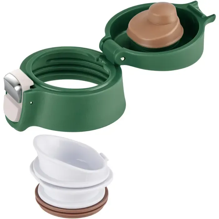 emsa travel mug light thermo mug (dark green, 0.4 liters, flip lid) - slika 5