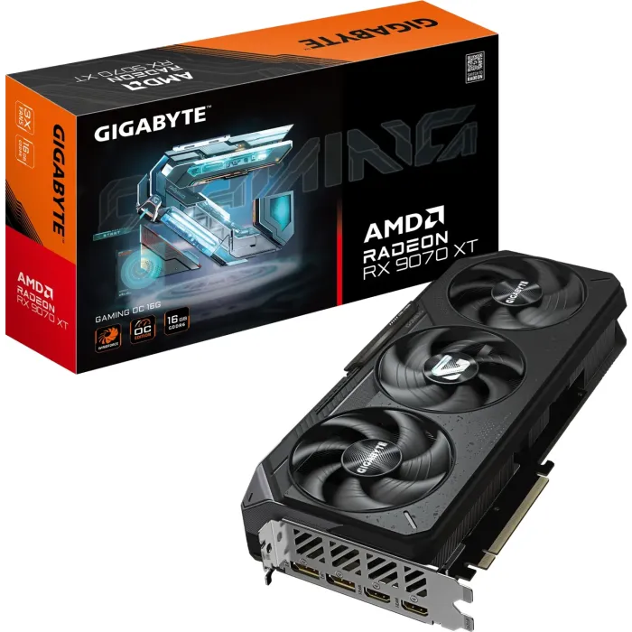 gigabyte radeon rx 9070 xt gaming oc 16gb gddr6 - slika 1