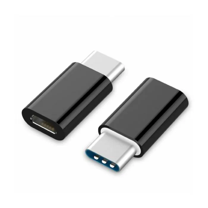 gembird usb 2.0 type-c adapter (cm microusb-f), black - slika 1
