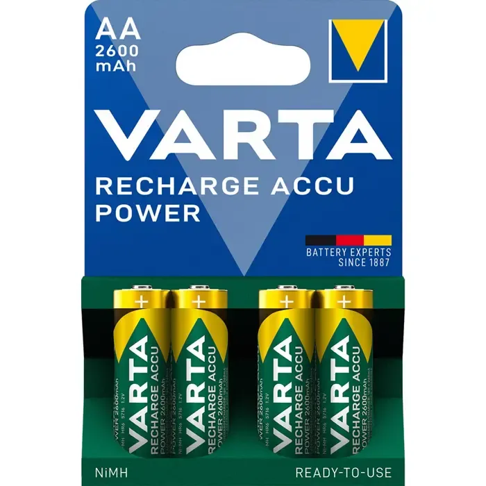 varta 05716 rechargeable battery aa nickel-metal hydride (nimh) - slika 2
