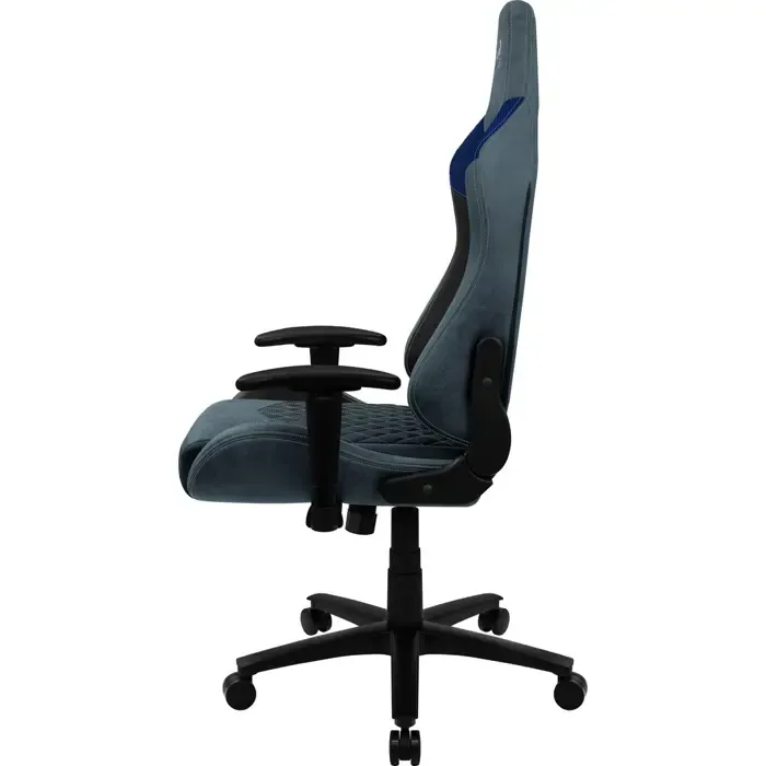 aerocool duke aerosuede universal gaming chair black,blue - slika 4