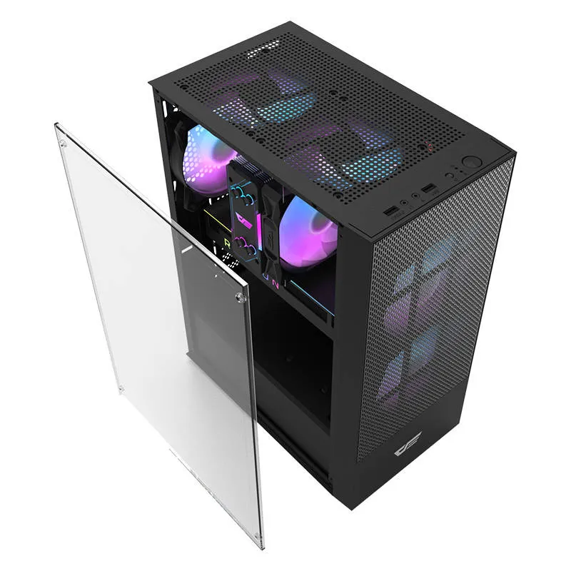 darkflash a290 computer case (black) + 3 fans - slika 3