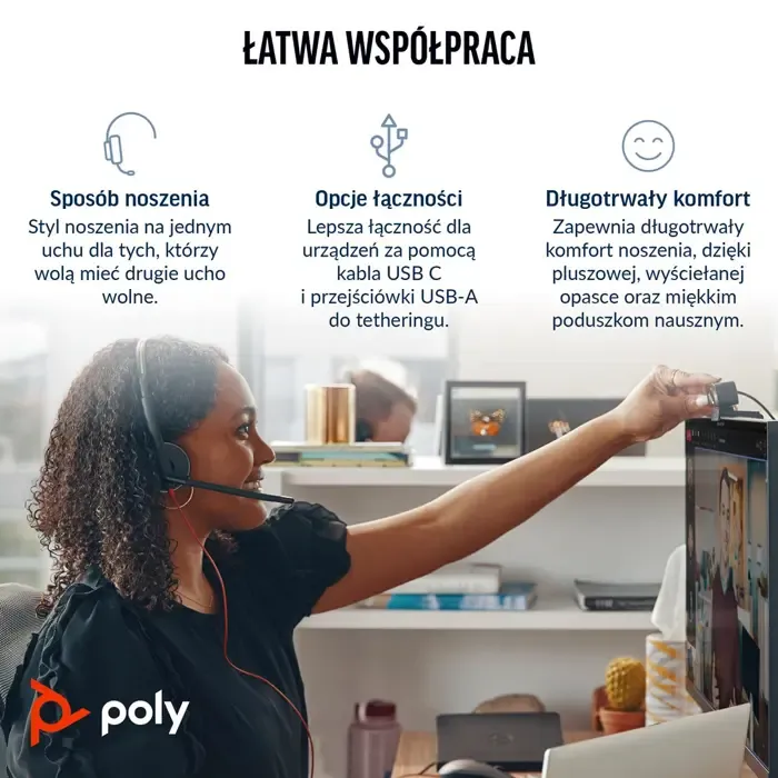 poly blackwire 3310 - headset - slika 2