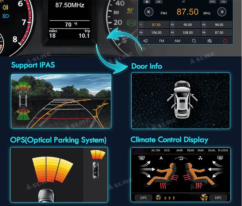 vw touareg t5 multivan transporter 2din radio gps original multimedija - slika 8