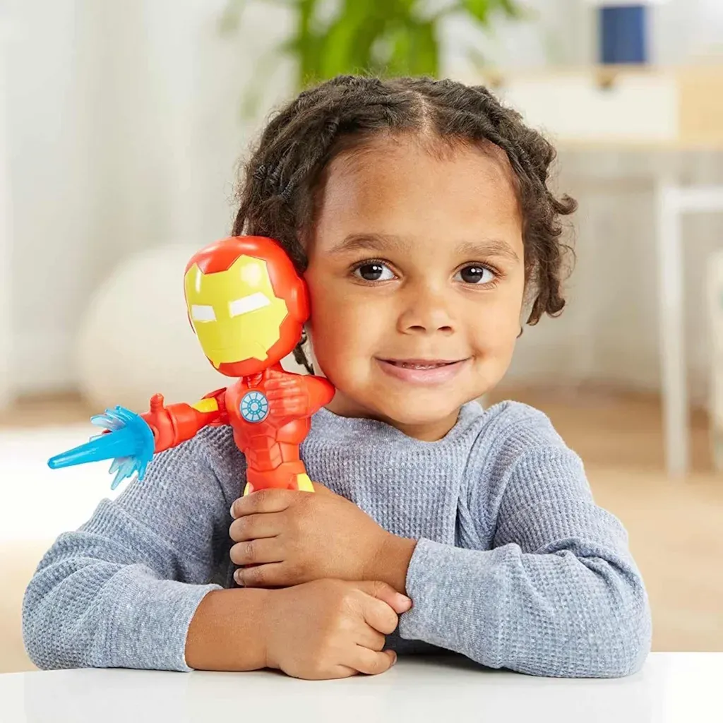 spidey and his amazing friends – iron man figura, 22cm - slika 2