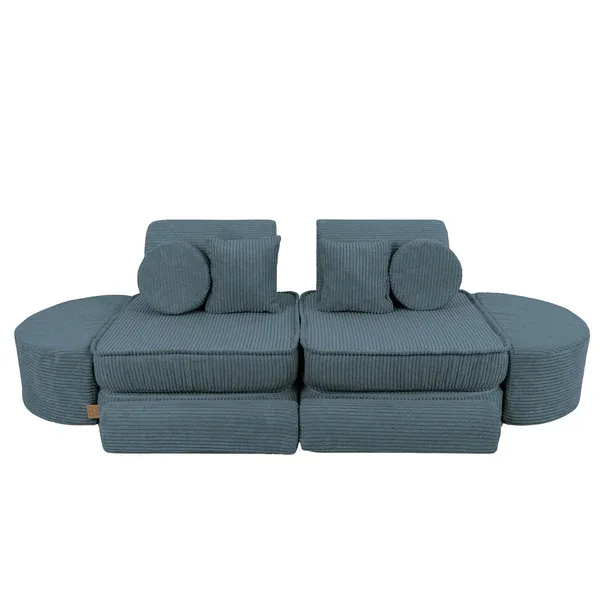 srednja modularna sofa za djecu - estetska tirkizna plus - slika 8
