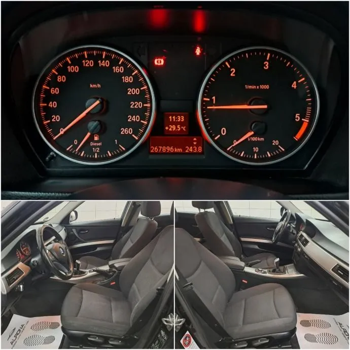bmw 318d navi, alu, aut. klima, ii.vlasnik, uredna servisna... - slika 13