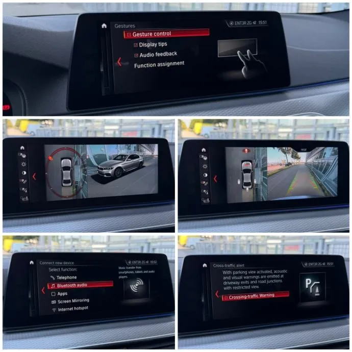 bmw 520d xdrive m-paket °virtual°šiber°kamera-360°head-up°leasing° - slika 11