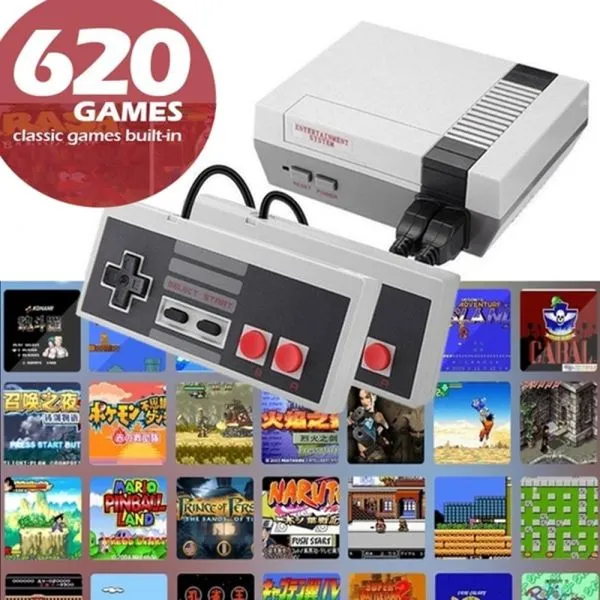 retro igraća konzola 620 igrica za tv + 2 kontrolera - slika 2