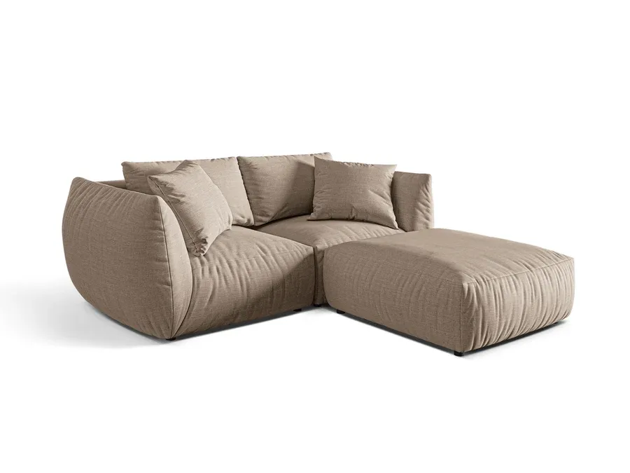 modularna kutna garnitura chris 220x200cm, strukturirana tkanina - slika 2