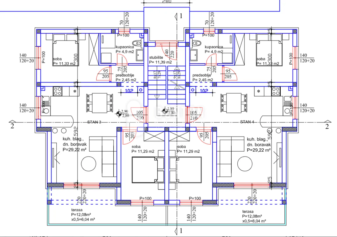 rovanjska-novi apartman drugi kat - slika 17