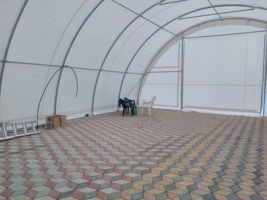 montažna hala / montažni šator 9.15x20m 4,5m (v) 183m2 dostupno odmah - slika 2