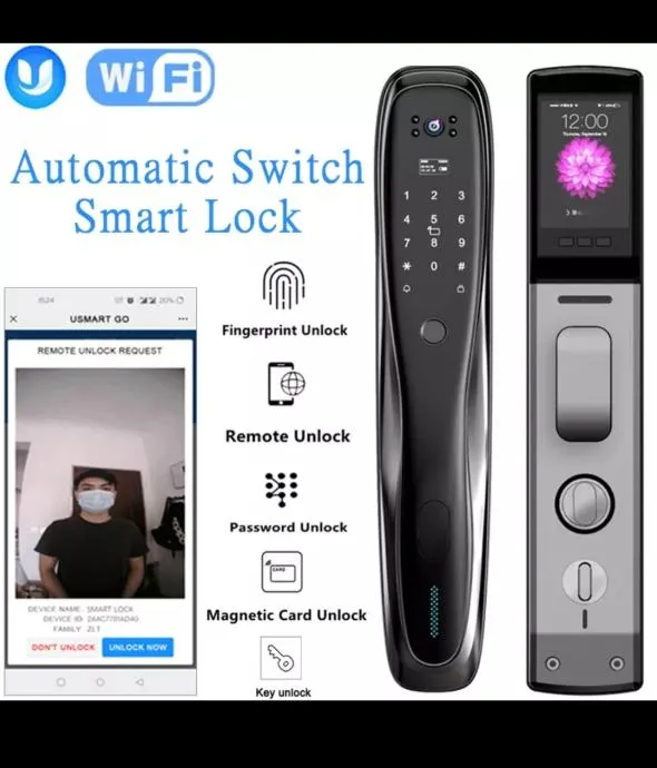 wifi pametna brava otisak prsta + kamera smartlock - slika 5
