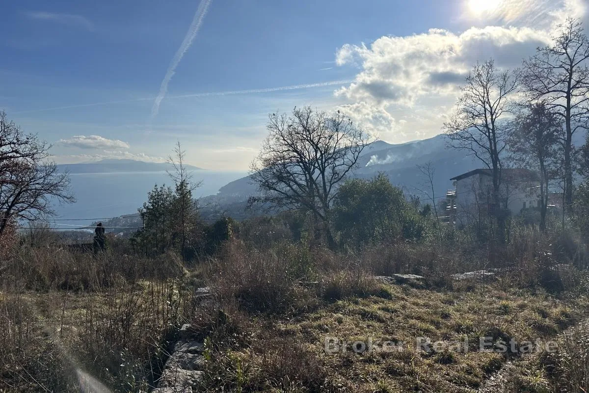 građevinsko zemljište s idejnim projektom i pogledom na more - slika 3
