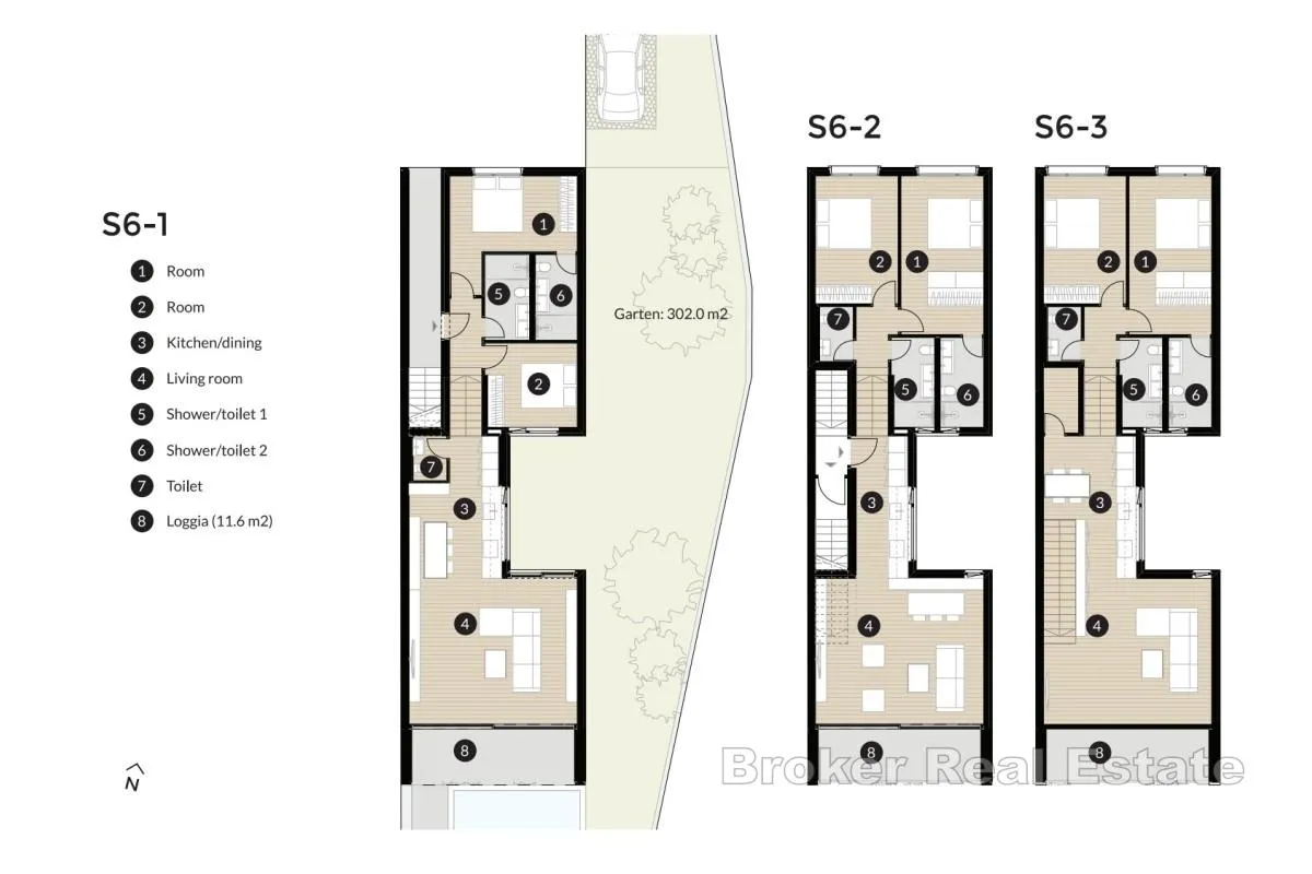 dvosoban apartman s pogledom na more u izgradnji - slika 5