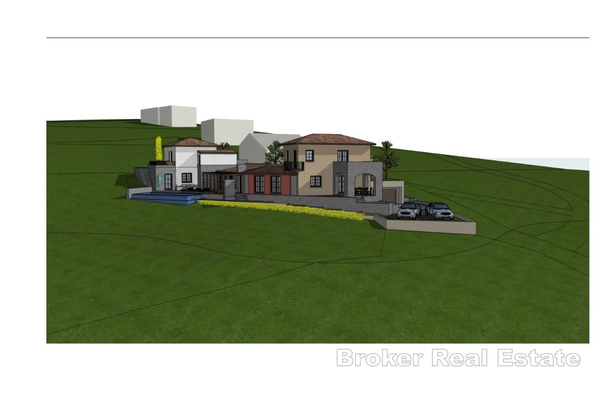 građevinsko zemljište s panoramskim pogledom i idejnim projektom - slika 6